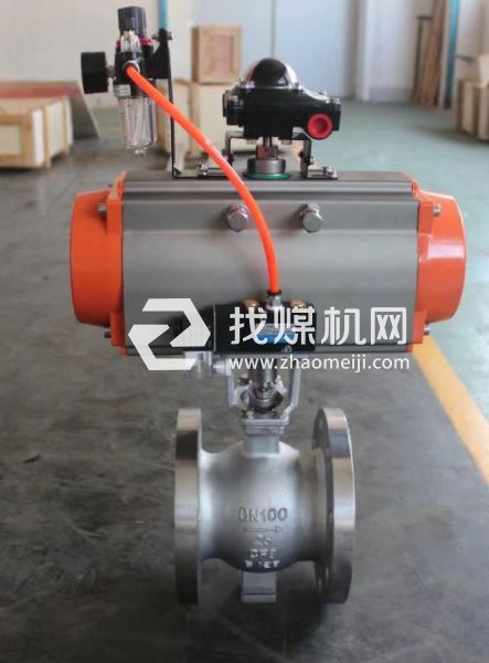 氣動不銹鋼V型調節球閥VQ647H-16P-DN150